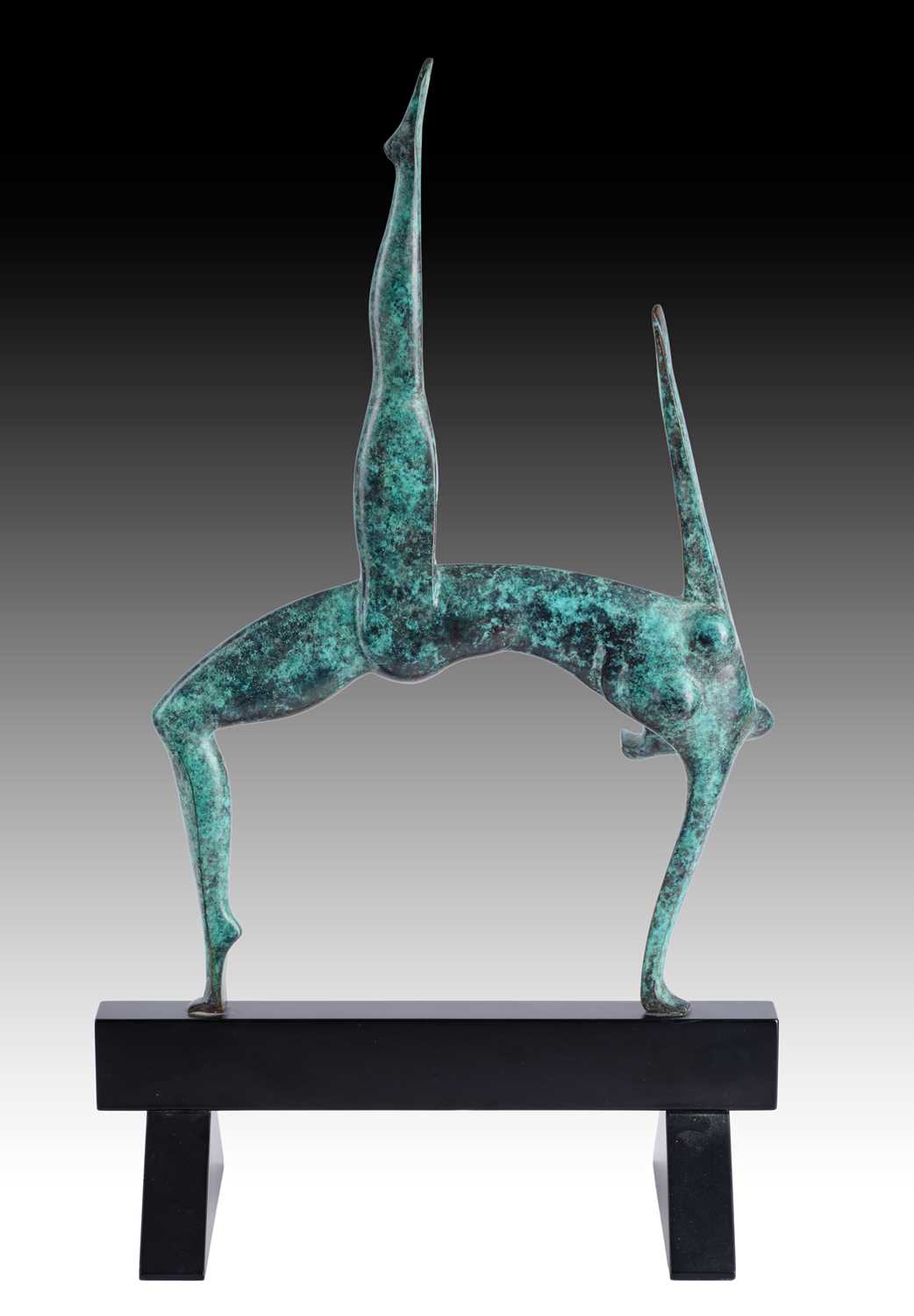 Lot 374 - John Huggins RWA, FRBS (b.1938) Acrobat...