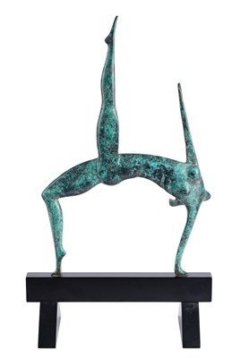 Lot 374 - John Huggins RWA, FRBS (b.1938) Acrobat...