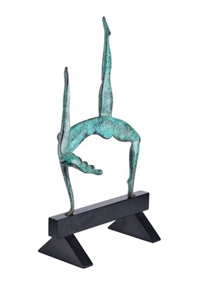 Lot 374 - John Huggins RWA, FRBS (b.1938) Acrobat...