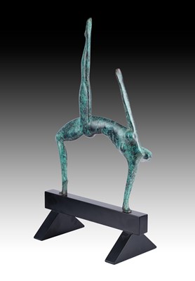 Lot 374 - John Huggins RWA, FRBS (b.1938) Acrobat...