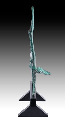 Lot 374 - John Huggins RWA, FRBS (b.1938) Acrobat...