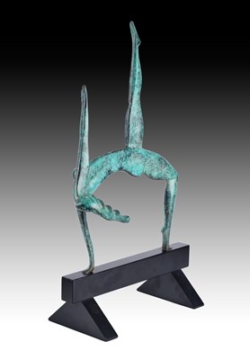 Lot 374 - John Huggins RWA, FRBS (b.1938) Acrobat...