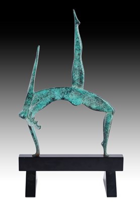 Lot 374 - John Huggins RWA, FRBS (b.1938) Acrobat...
