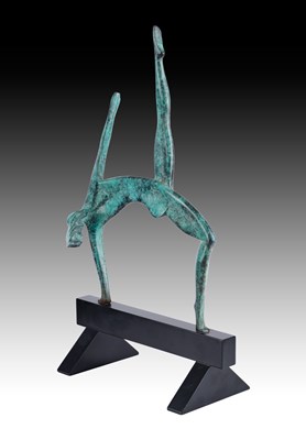 Lot 374 - John Huggins RWA, FRBS (b.1938) Acrobat...