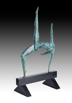 Lot 374 - John Huggins RWA, FRBS (b.1938) Acrobat...