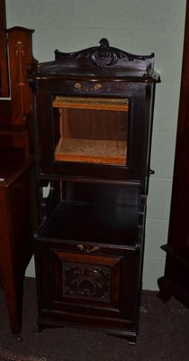 Lot 510 - An early 20th century combination coal purdonium and music cabinet