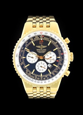 Lot 2297 - Breitling: An 18 Carat Gold Limited Edition...