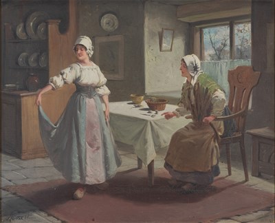 Lot 349 - Alexander Rossell (1859-1922) "The New Dress" "...