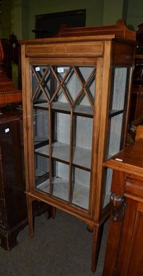 Lot 531 - Edwardian mahogany glazed display cabinet