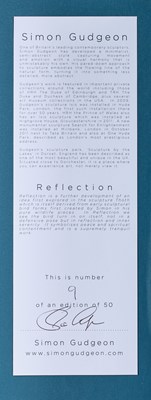 Lot 386 - Simon Gudgeon (b.1958) "Reflection" Numbered...