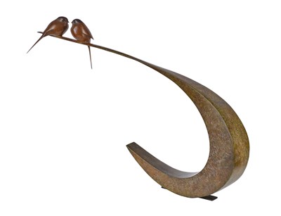 Lot 387 - Simon Gudgeon (b.1958) A pair of long tailed...