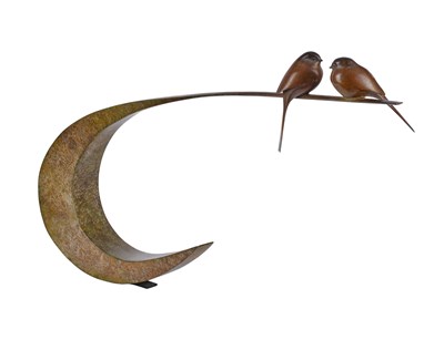 Lot 387 - Simon Gudgeon (b.1958) A pair of long tailed...