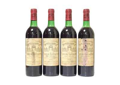 Lot 3032 - Château la Lagune 1982 Haut Médoc (four bottles)