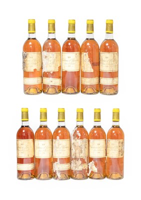 Lot Château d'Yquem Lur Saluces 1980 Sauternes (11...