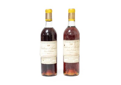 Lot Château d'Yquem Lur Saluces 1957 Sauternes...