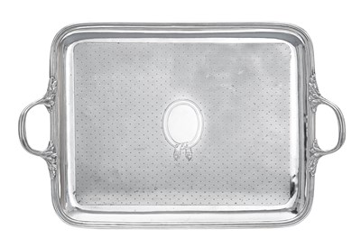 Lot 2205 - A French Silver Tray
