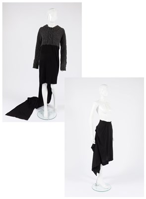Lot 2073 - Vivienne Westwood Grey Cable Knit Jumper Dress,...