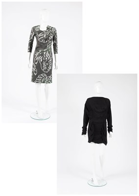 Lot 2126 - Vivienne Westwood Green Metallic Jersey Dress,...