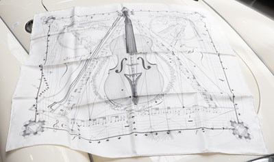 Lot 1042 - Hermès Silk Scarf, La Musique Des Spheres...