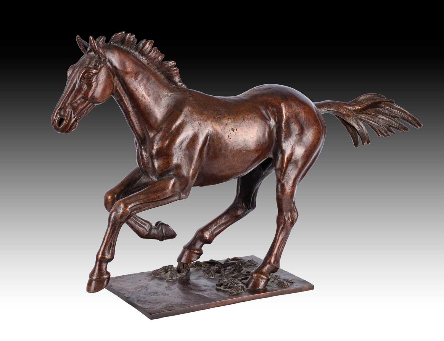 Lot 395 - Sally Arnup FRBS, ARCA (1930-2015) "Galloping...