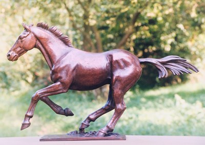 Lot 395 - Sally Arnup FRBS, ARCA (1930-2015) "Galloping...