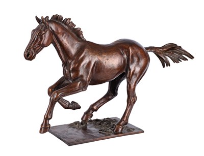 Lot 395 - Sally Arnup FRBS, ARCA (1930-2015) "Galloping...