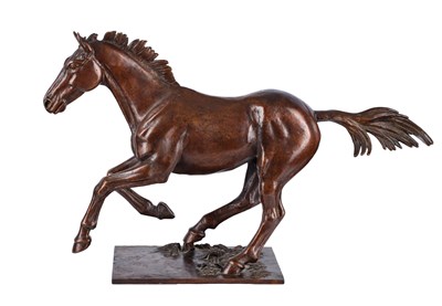 Lot 395 - Sally Arnup FRBS, ARCA (1930-2015) "Galloping...