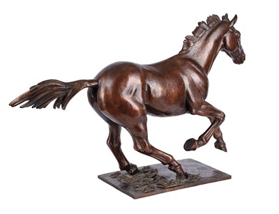 Lot 395 - Sally Arnup FRBS, ARCA (1930-2015) "Galloping...