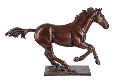 Lot 395 - Sally Arnup FRBS, ARCA (1930-2015) "Galloping...