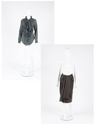 Lot 2109 - Vivienne Westwood Sheer Grey/Blue Blouse,...