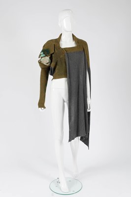 Lot 2091 - Vivienne Westwood Green Wool Asymmetric...