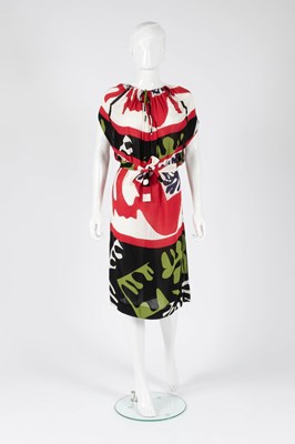 Lot 2095 - Vivienne Westwood Printed Cotton Dress, circa...