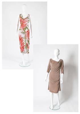 Lot 2058 - Vivienne Westwood A Red Floral Print Jersey...