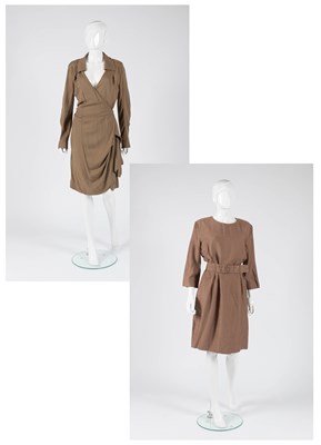 Lot 2086 - Vivienne Westwood Brown Wrap Dress, circa...