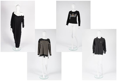 Lot 2063 - Vivienne Westwood Black Cotton Jersey Dress An...
