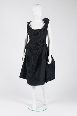 Lot Vivienne Westwood Black Silk Taffeta Evening...