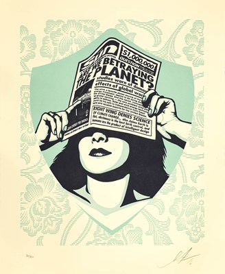 Lot 480 - Shepard Fairey (b.1970) American "Paint it...