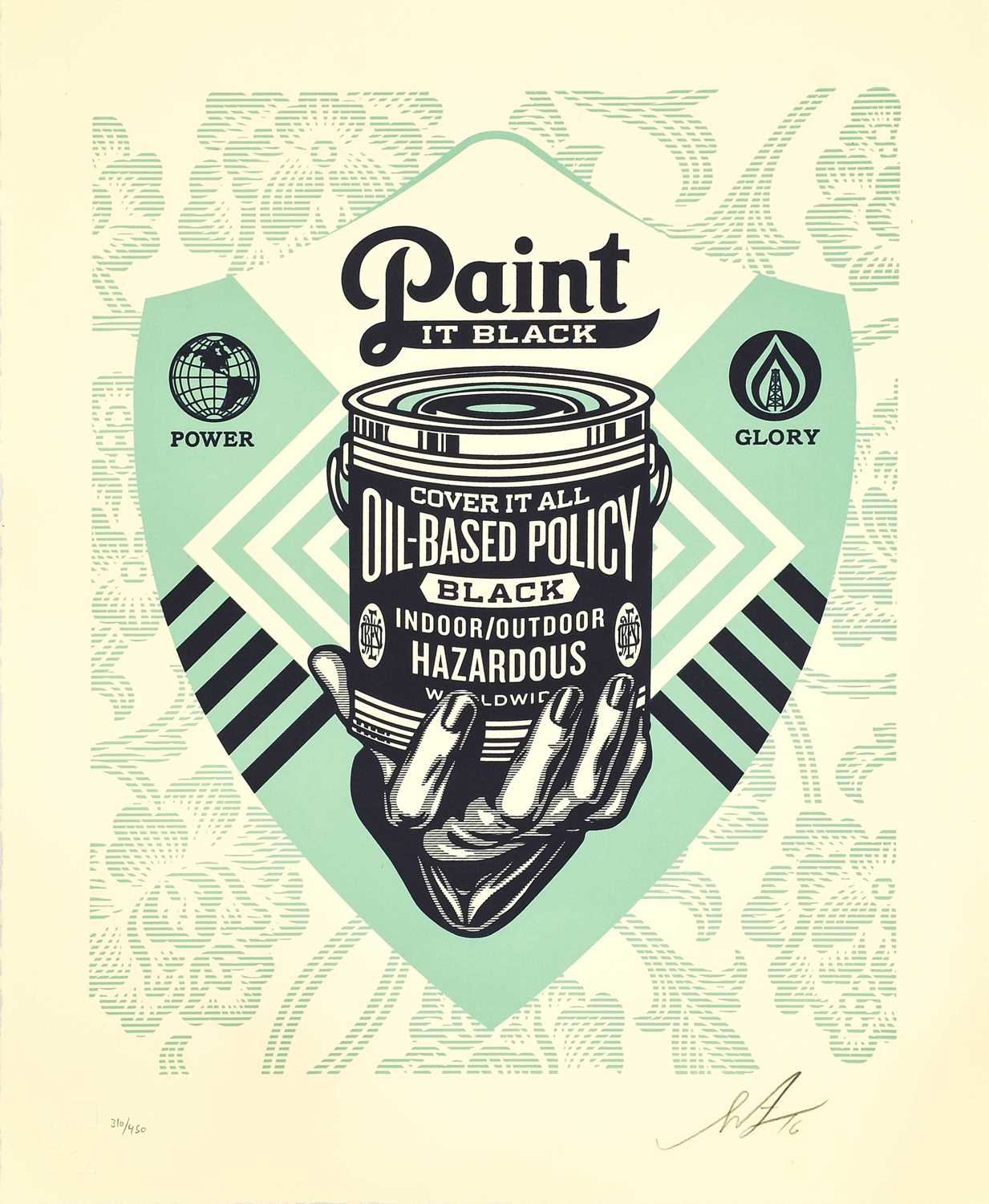 Lot 480 - Shepard Fairey (b.1970) American "Paint it...