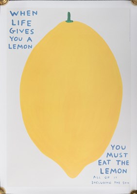 Lot 1170 - David Shrigley OBE (b.1968) "When Life Gives...