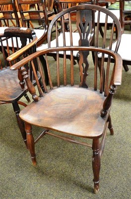 Lot 582 - Ash Windsor chair