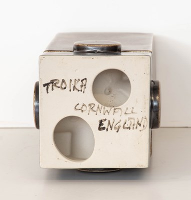 Lot 574 - A Troika Pottery Vase, probably retailed at...