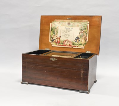 Lot 86 - A Late P.V.F. Bells-In-View Musical Box, Playing Eight Airs