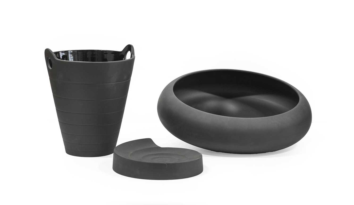 Lot 573 - Michael Sodeau for Wedgwood: A Black Jasper...