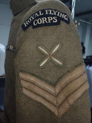 Lot 268 - A First World War Royal Flying Corps Uniform,...