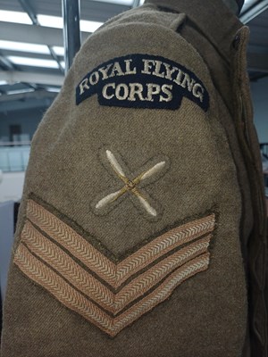 Lot 268 - A First World War Royal Flying Corps Uniform,...