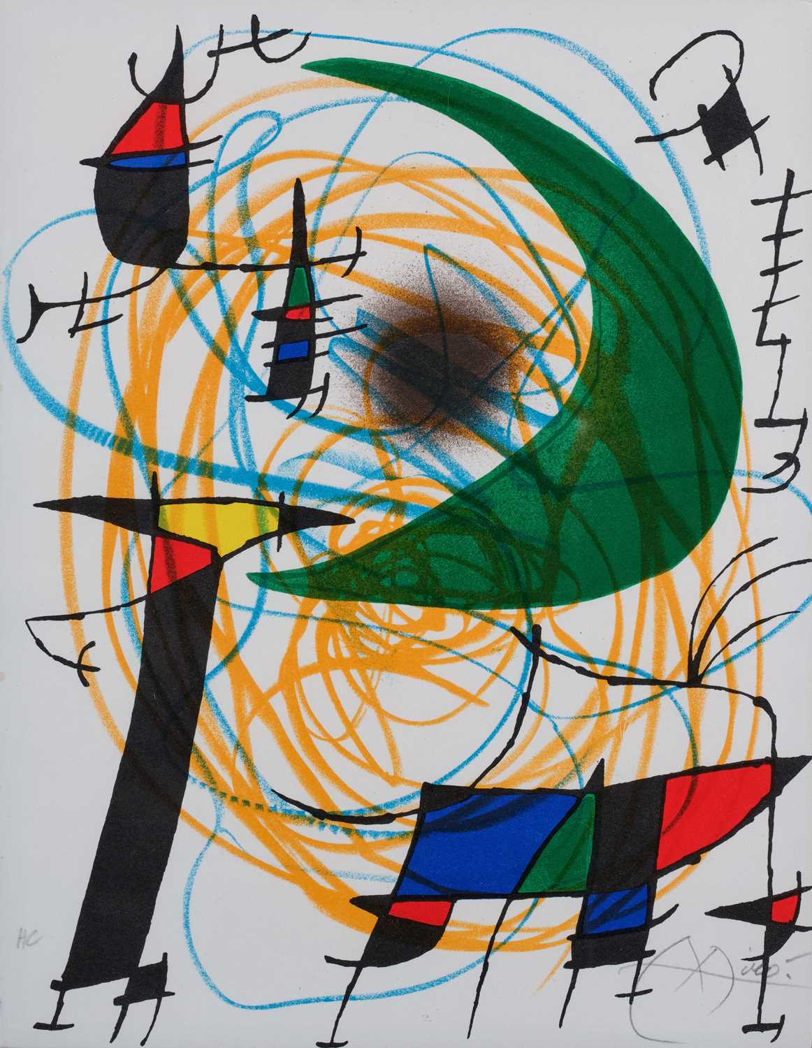 Lot 448 - Joan Miró (1893-1983) Spanish "La Lune Verte"...