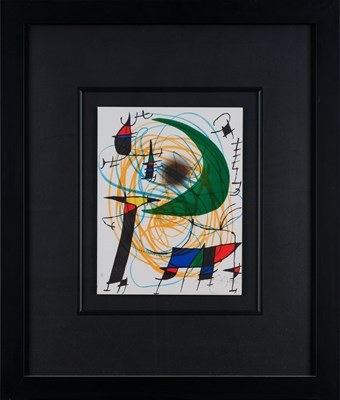 Lot 448 - Joan Miró (1893-1983) Spanish "La Lune Verte"...