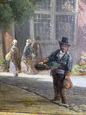 Lot 1084 - Adrianus Everson (1818-1897) Dutch Street...