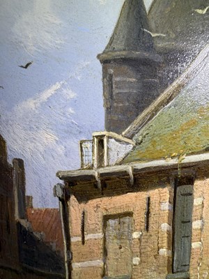 Lot 1084 - Adrianus Everson (1818-1897) Dutch Street...