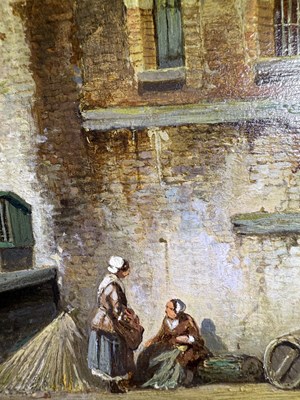 Lot 1084 - Adrianus Everson (1818-1897) Dutch Street...